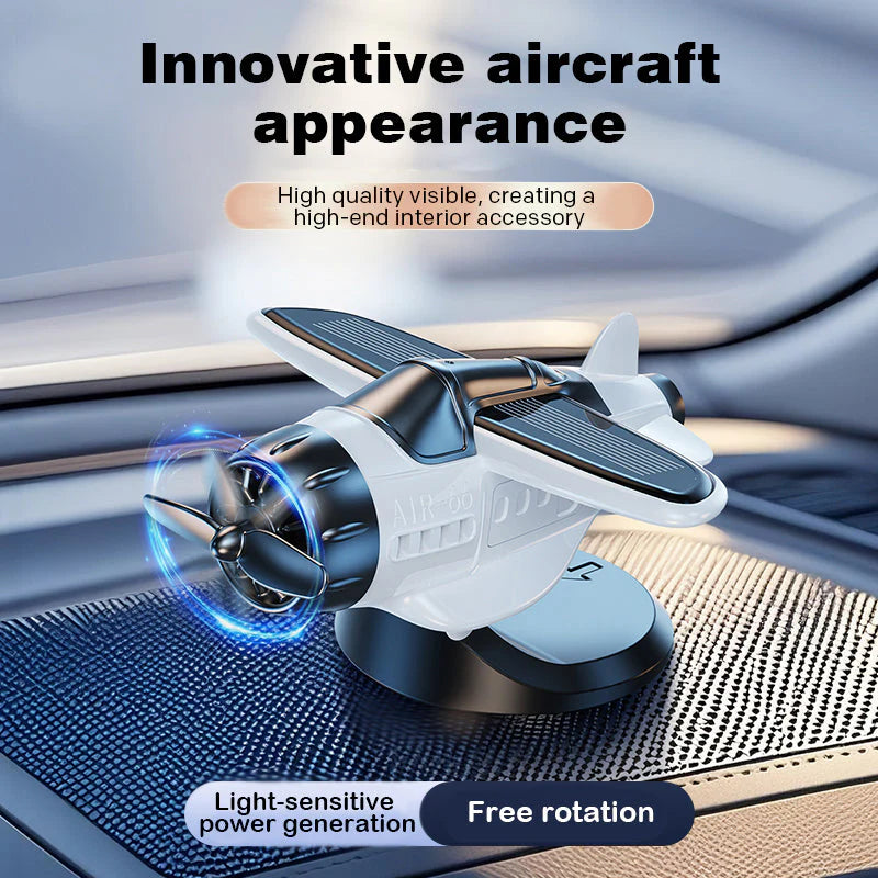 🛩️✨Autodekorace ve tvaru letadla napájené sluneční energií