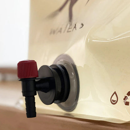 💧 ČASOVĚ OMEZENÁ SLEVA 50 %! 🏕️ Skládací taška na vodu pro venkovní použití – objem 8 l, kohoutek s knoflíkem, skládací 🌲