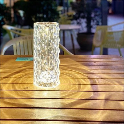 🌈Dotyková lampa Rose Crystal💡