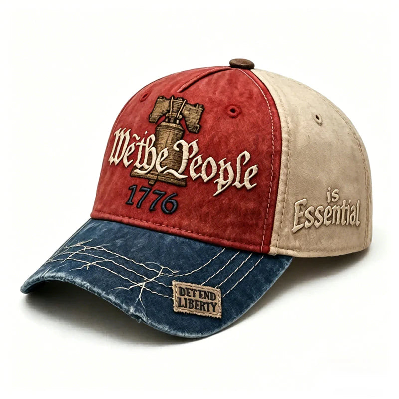 🔥 Novinka 2026 –Čepice s vyšívanou americkou vlajkou