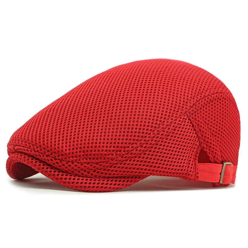 🧢✨ Prodyšná plochá čepice s nastavitelným páskem – chladno a styl v létě