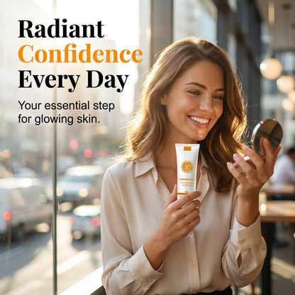 Barevný podklad pod make-up s ochranným faktorem SPF 50+
