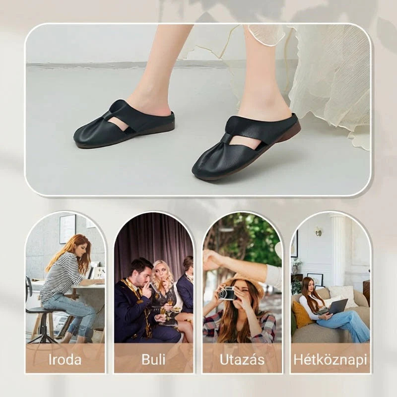 👡 Dámské pantofle s mašlí – měkká podrážka | Módní design, lehké a pružné – ideální na procházky a výlety po městě 🛍️