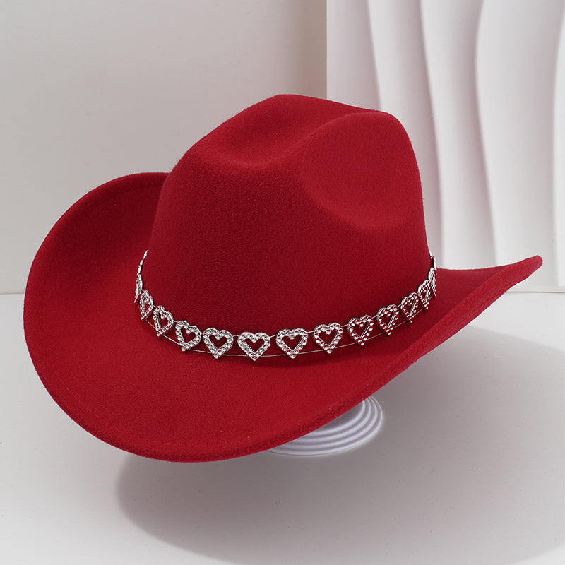 🤠 Kovbojský klobouk se srdíčky – western chic styl!