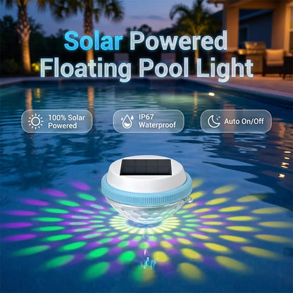 🏊‍♂️☀️ Plovoucí LED lampa do bazénu napájená solární energií 💡🌙✨