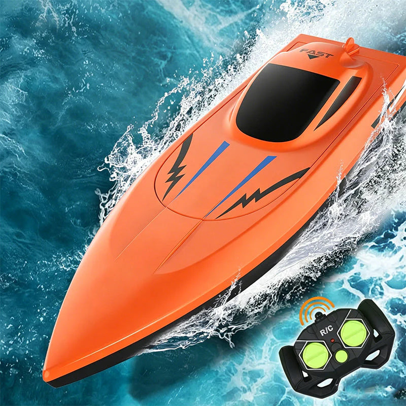 ✨ Rychlý člun se dvěma motory a dálkovým ovládáním,🚤 skvělý dárek pro děti