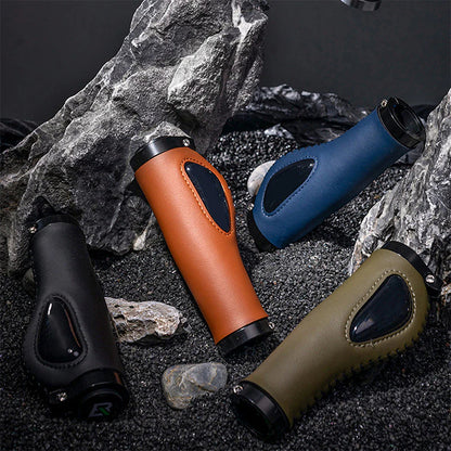 🚴 🖐️ Ergonomické rukojeti řídítek s opěrkou dlaní – křídlový design, dvojité zamykání a tlumící TPR ✨