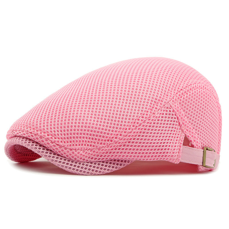 🧢✨ Prodyšná plochá čepice s nastavitelným páskem – chladno a styl v létě