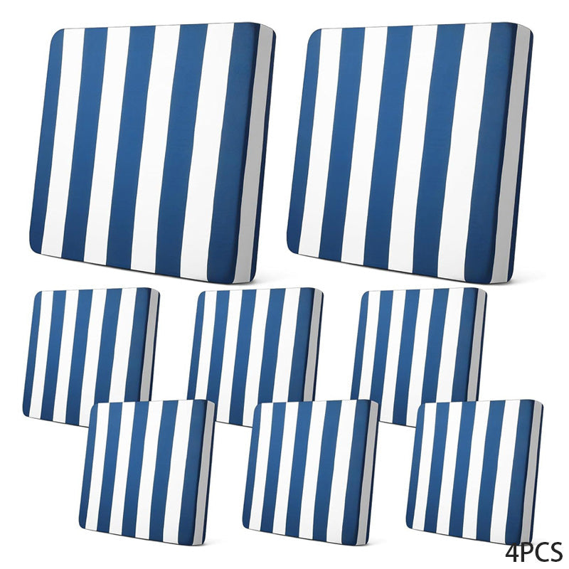 😍 Strečové Potahy na Polštáře na Zahradu – elegantní geometrický vzor & perfektní fit! 🌿
