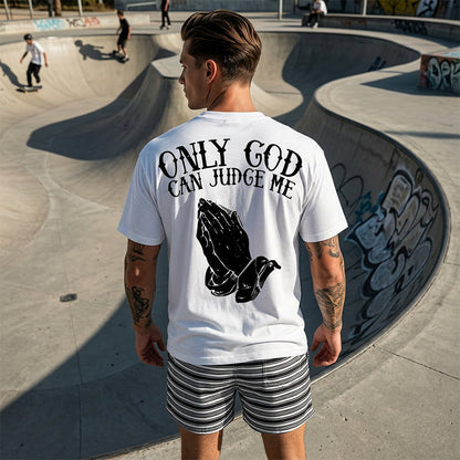 👕 Pánské tričko s motivem Modlících se rukou – výrazný a stylový design 🖤