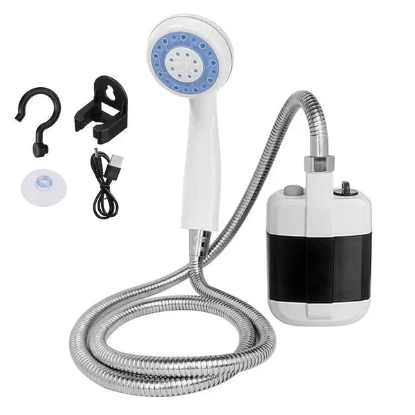 🚿Venkovní přenosná sprcha s napájením přes USB