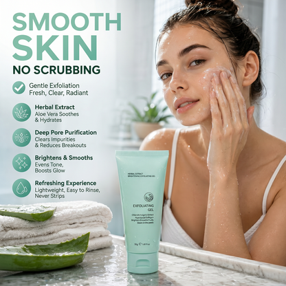 【🔥🔥1+1 zadarmo (2 ks)】Rozjasňující exfoliační gel s bylinnými extrakty