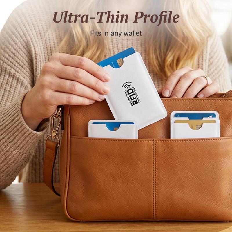 🔐✨ Chraňte své karty před krádeží dat! RFID blokující obaly do peněženky 💳