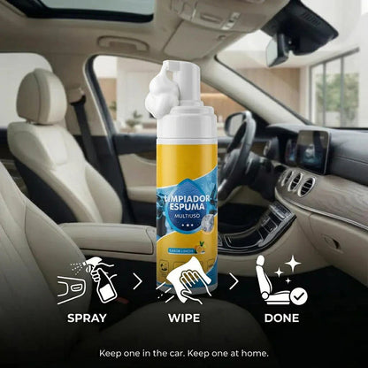🔥4-v-1 multi-enzymový čisticí pěnový přípravek – hloubkové čištění pro auto, kuchyň, koupelnu a pohovku
