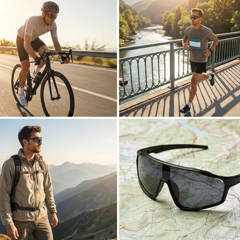 🚴‍♀️ Sportovní brýle s automatickým přizpůsobením tónování pro muže a ženy