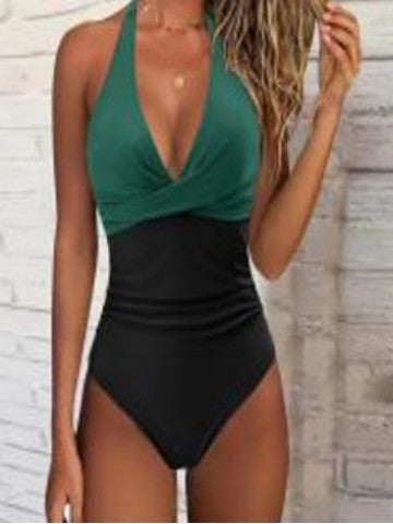 Sexy dámské dvoudílné bikiny, nové plavky v evropském a americkém stylu s konzervativním sukňovým střihem pro ženy.
