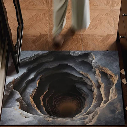 3D stereoskopická podlahová rohož z křišťálového sametu