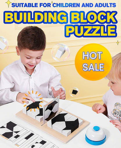 🧩 ČERNOBÍLÉ MONTESSORI SKLÁDAČKY | | Věková skupina 3–8 let | Rozvoj prostorové logiky