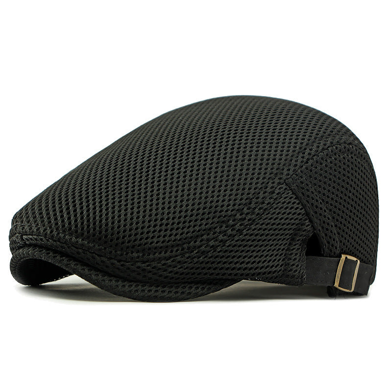 🧢✨ Prodyšná plochá čepice s nastavitelným páskem – chladno a styl v létě