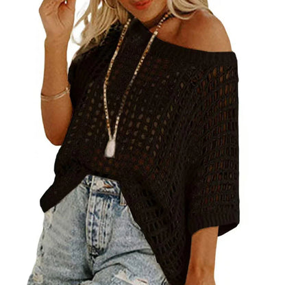 👚 Letné háčkované tričko s V-výstrihom – dýcha s tebou aj v horúčavách! 🌞