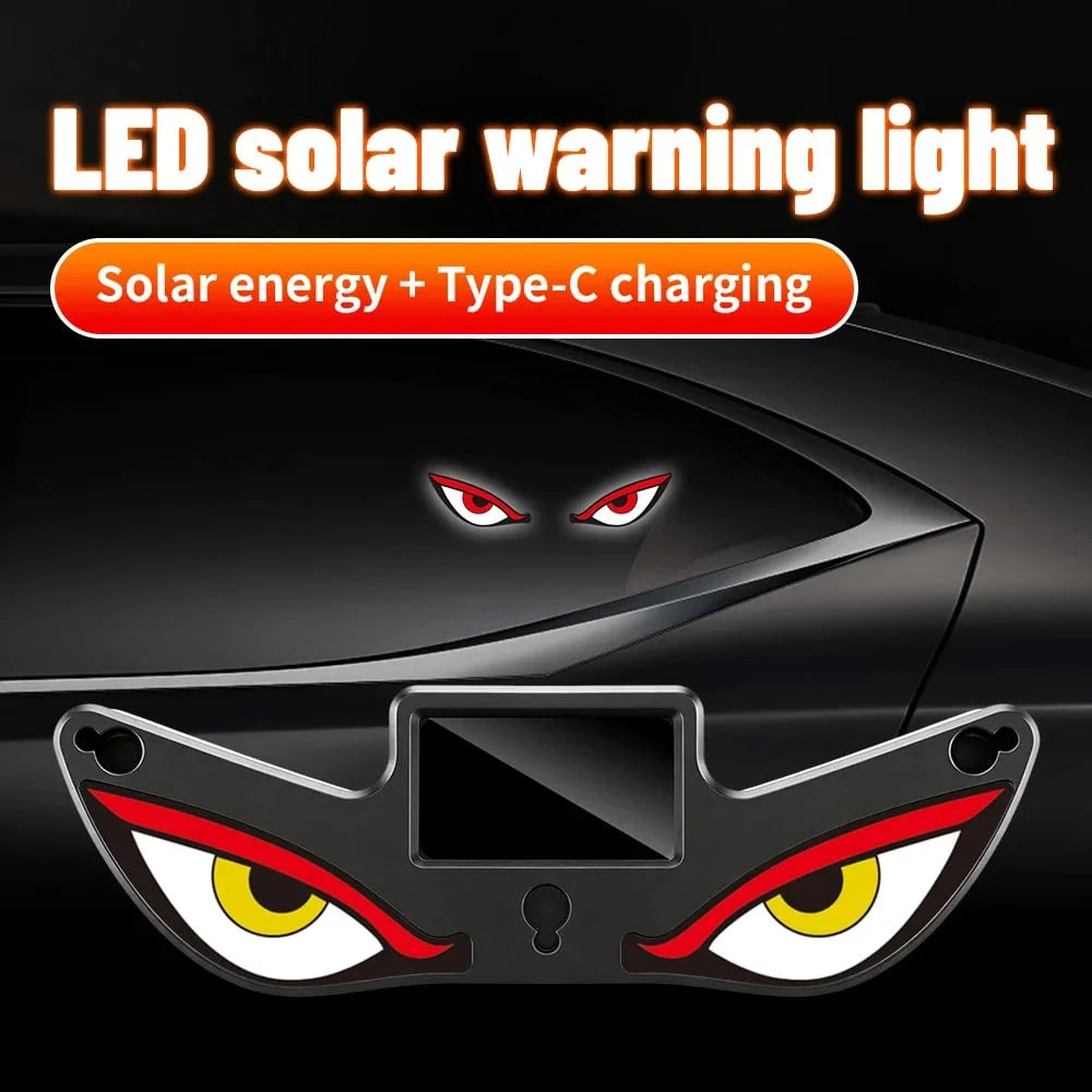 🔥Poslední den – sleva 49 % – 🚗Solární LED lampa do auta Demon Eye