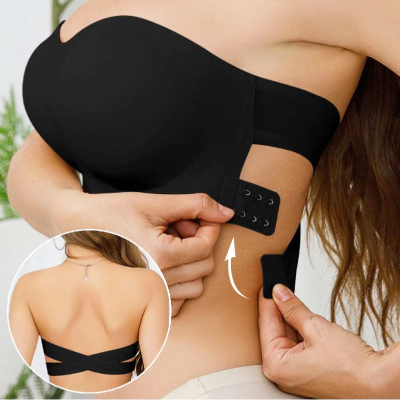 👙 Protiskluzová podprsenka bez kostic a ramínek s bočním zapínáním 🪄