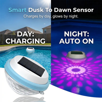 🏊‍♂️☀️ Plovoucí LED lampa do bazénu napájená solární energií 💡🌙✨