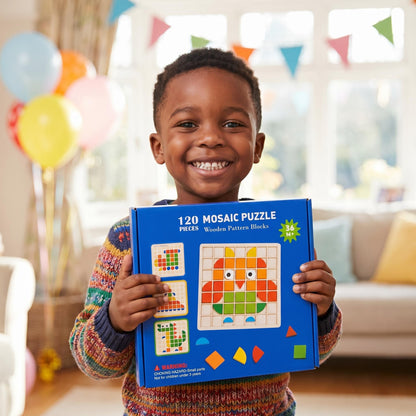 🧩 Rozvíjejte kognitivní schopnosti – Dřevěné puzzle s barevnými zvířecími motivy – Platba při převzetí 🦁️✨