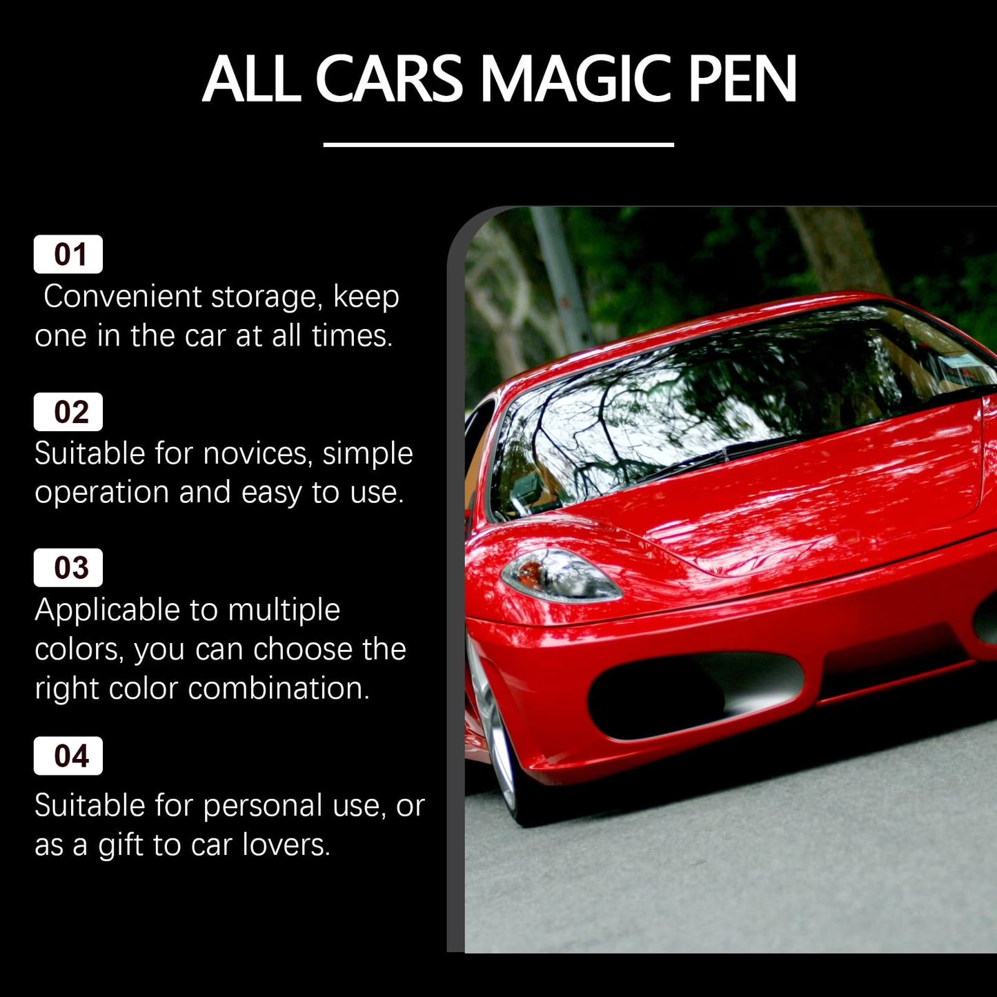 🚗✨ Magické pero na opravu škrábanců na autě – rychle a profesionálně!