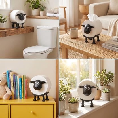 🐑 Roztomilý držák na toaletní papír ve tvaru ovečky – šarm do koupelny! 🛁