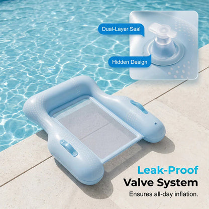 🏊‍♀️☁️ Plavecké lehátko z PVC šetrné k pokožce💦Ideální do bazénu i k moři