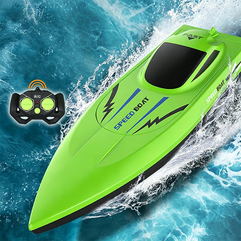 ✨ Rychlý člun se dvěma motory a dálkovým ovládáním,🚤 skvělý dárek pro děti