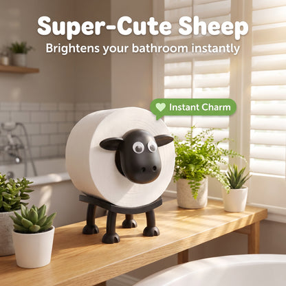 🐑 Roztomilý držák na toaletní papír ve tvaru ovečky – šarm do koupelny! 🛁