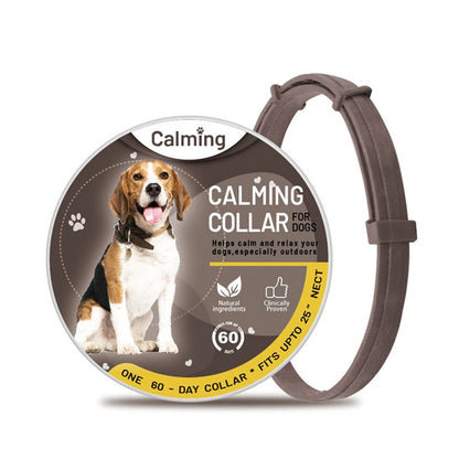 🐶🐱Voděodolný nastavitelný obojek Pacify pro uklidnění zvířat, zmírnění úzkosti a snížení stresu u psů a koček