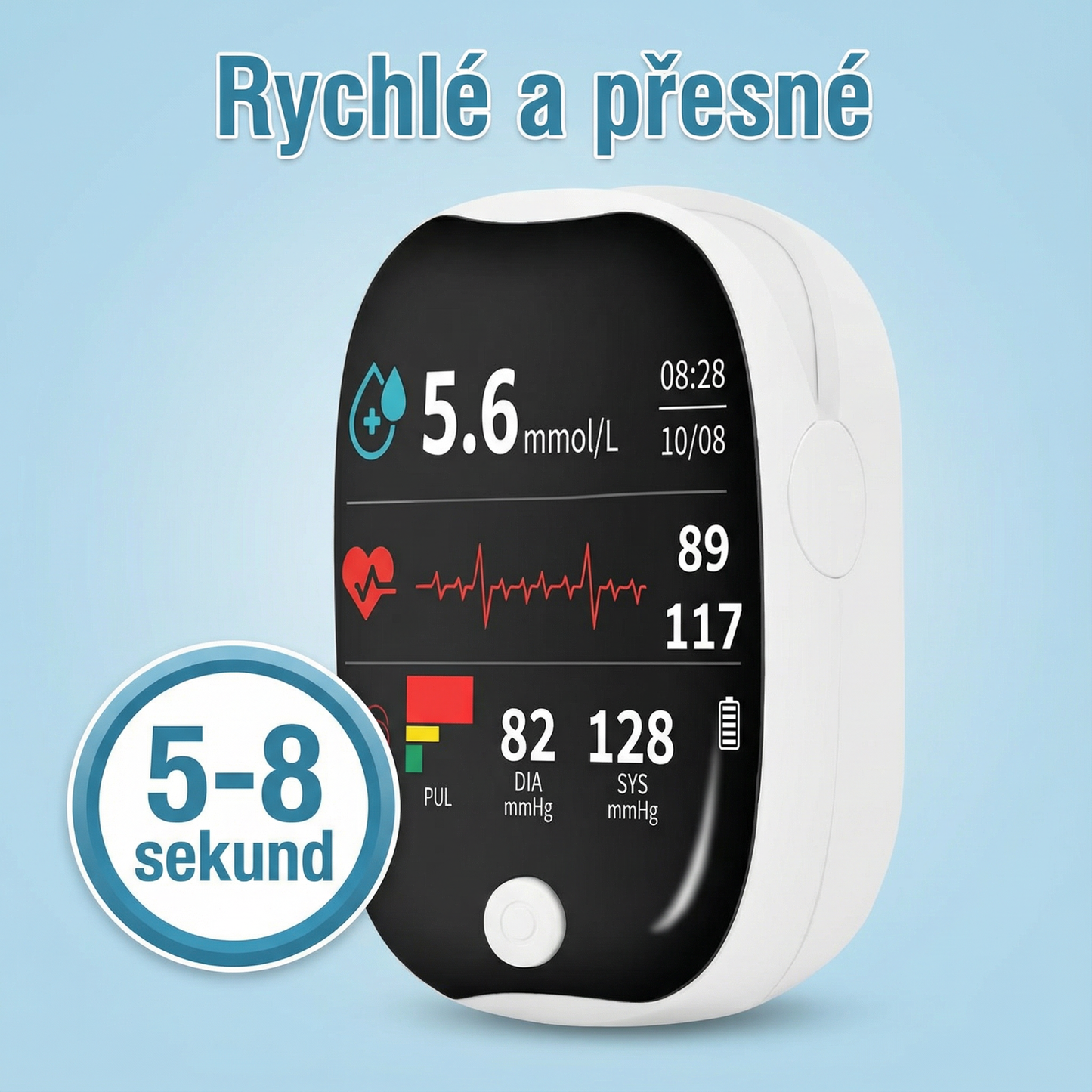 【🔥Kupte 1 a získejte 1 zdarma🔥】Laserový glukometr Clinclii™ GlucoSense