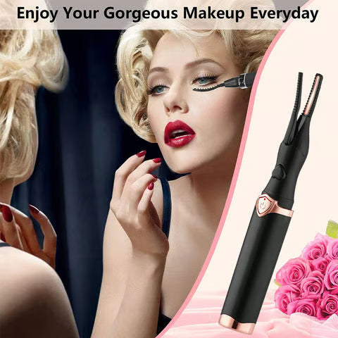 Elektrická kleštička na řasy pro okamžitý glamour ✨ Mrkni a oslň!