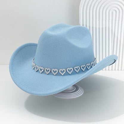 🤠 Kovbojský klobouk se srdíčky – western chic styl!