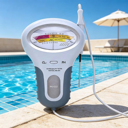 🔬💧 Měřič pH a chlóru Cl₂ – 50 % SLEVA! Přesné měření pH a chlóru v bazénu – snadné, rychlé a spolehlivé. 🔥🏊