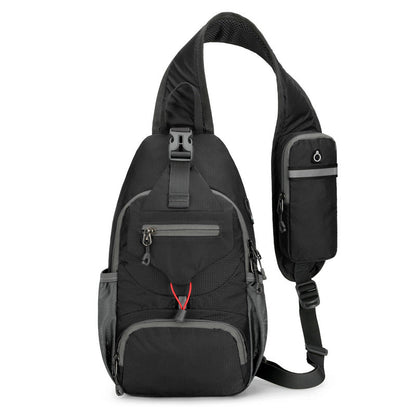 🧳✨ Pánská outdoorová crossbody taška – mnoho kapes a maximální praktičnost