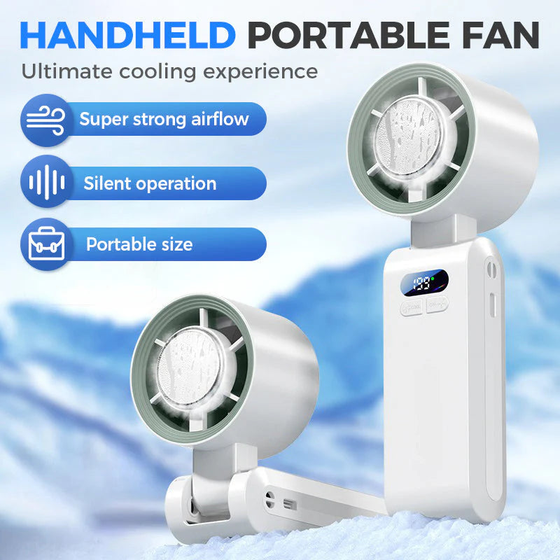 ❄️SLEVA 49 %!💨 Přenosný ventilátor s rozprašováním vody – 3 rychlosti, chlazení rozprašováním – Platba při dodání ⚡✅