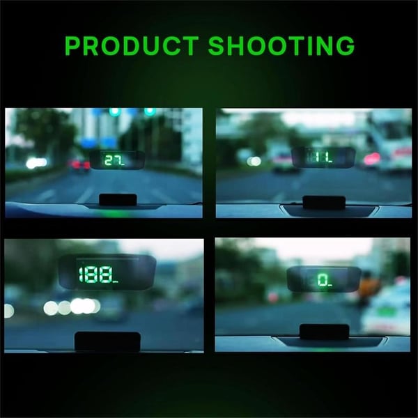 🚗Head-up displej – digitální tachometr s GPS pro automobily, nákladní vozy a motocykly