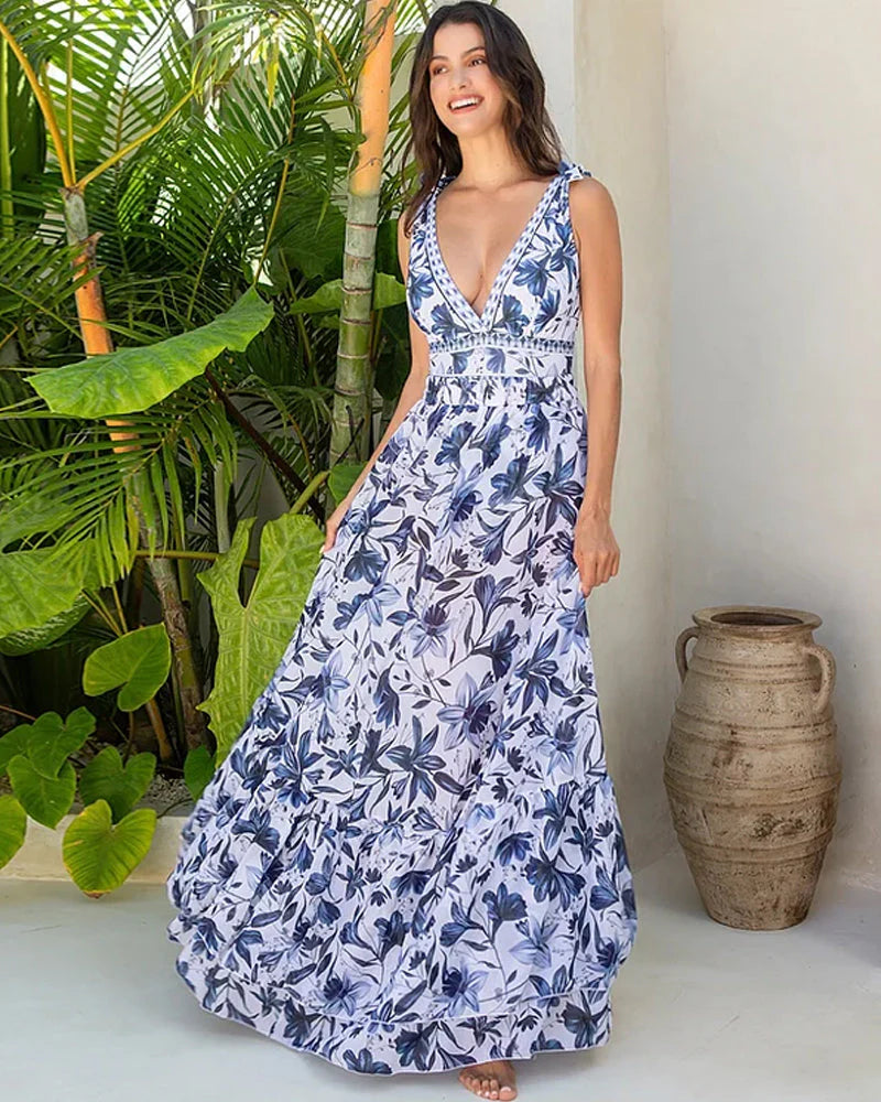 👗 Plavky s odnímatelnou sukní a V výstřihem – 2v1 zázrak pro léto!