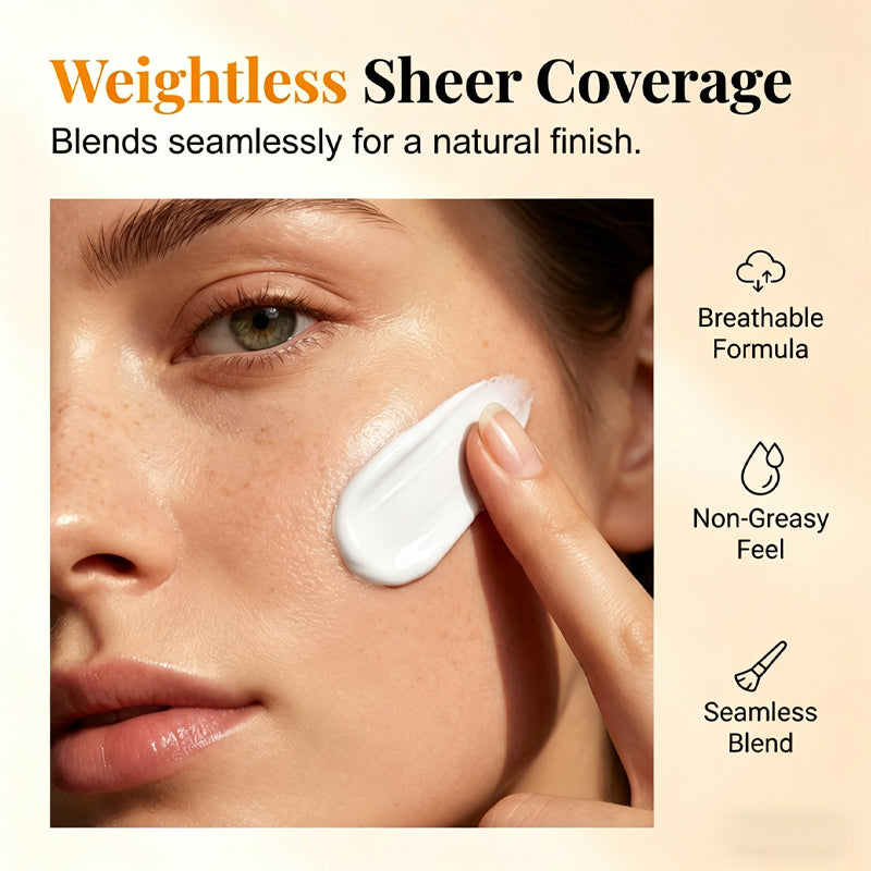 Barevný podklad pod make-up s ochranným faktorem SPF 50+