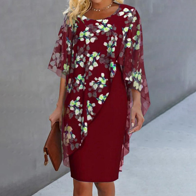 👗 NYNÍ SLEVA 50 %!🌸 Elegantní květinová dvoudílná sada – halenka a šaty – šik boho letní outfit ✨