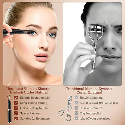 Elektrická kleštička na řasy pro okamžitý glamour ✨ Mrkni a oslň!