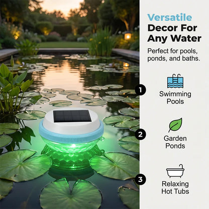 🏊‍♂️☀️ Plovoucí LED lampa do bazénu napájená solární energií 💡🌙✨