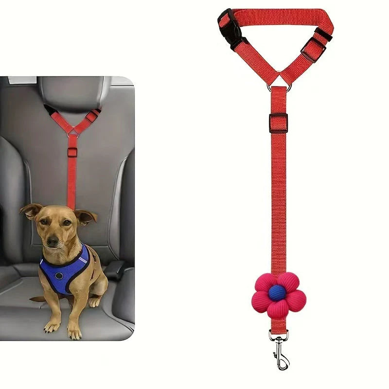 🐕✨ 2v1 Bezpečnostní pás pro psa do auta + vodítko