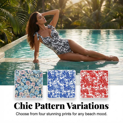 👙 Dámské jednodílné plavky s potiskem – Trendy, tvarující & pohodlné 🌺🌊