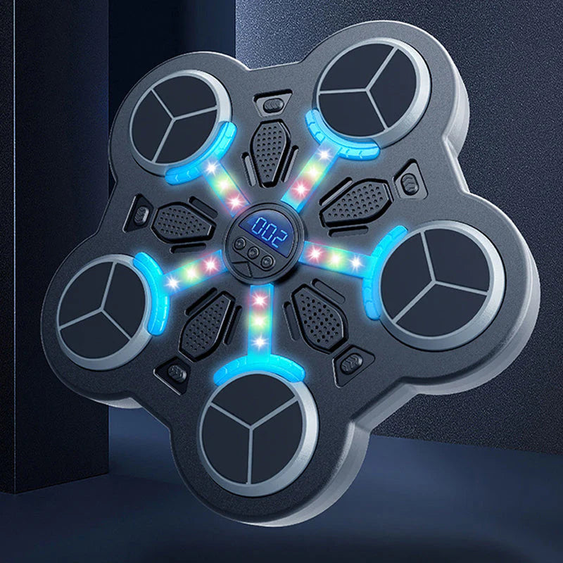 🥊 Bluetooth hudební boxerská podložka – zábavné cvičení + rytmické světlo + 3 rychlosti! 🎶