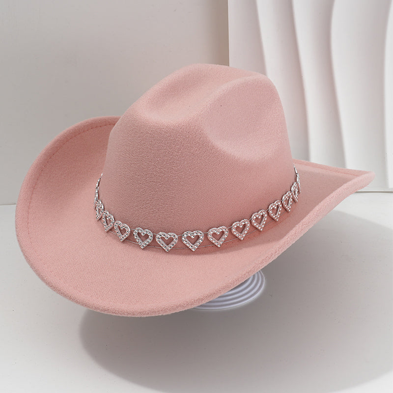 🤠 Kovbojský klobouk se srdíčky – western chic styl!